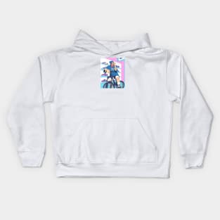 rock bike Kids Hoodie